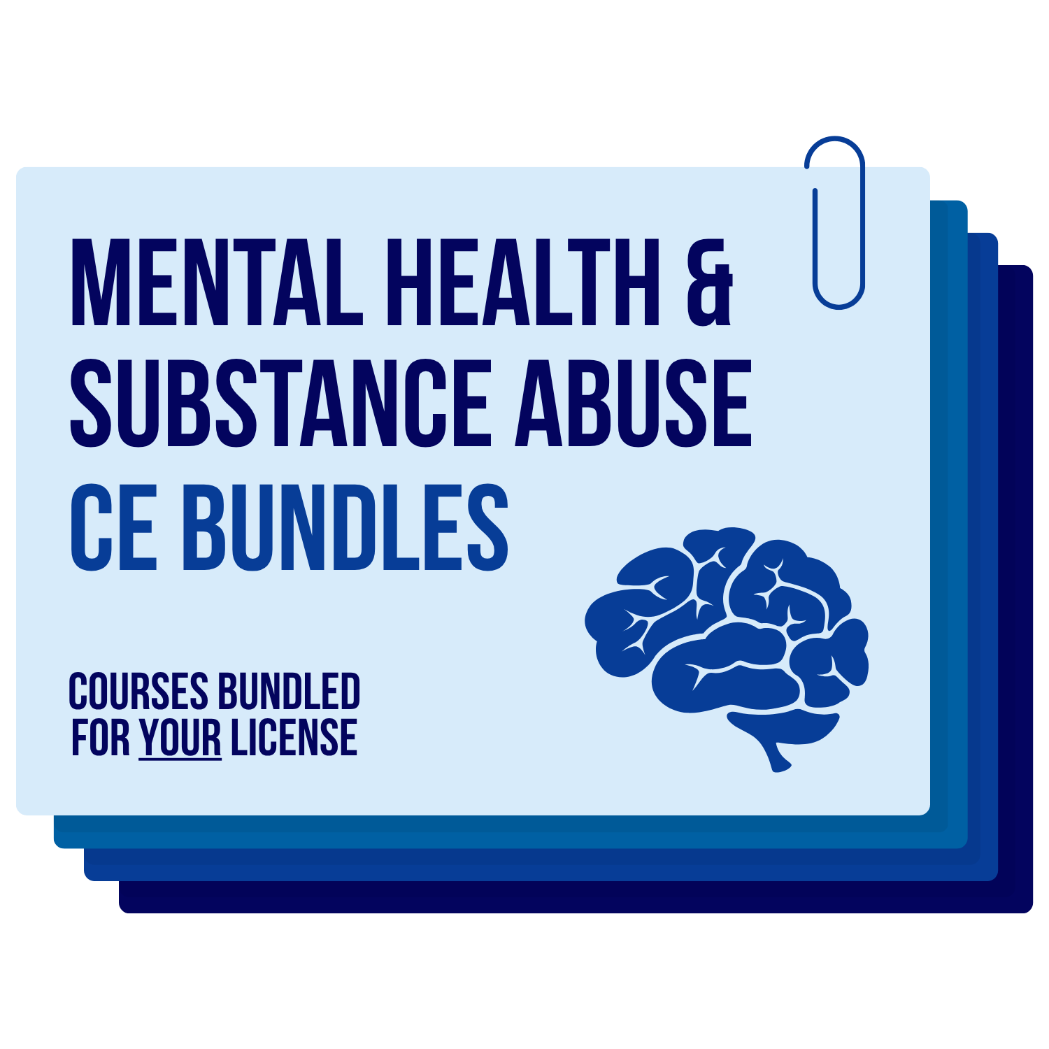 Mental Health & Substance Abuse CE Bundles Icon